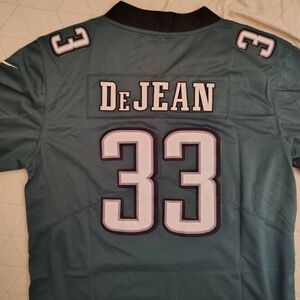 NWT Philadelphia Eagles #33 Cooper DeJean midnight green jersey men's medium